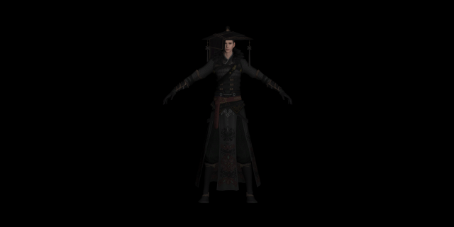 moonlight blade online fashion -xwfsnan 3D Модель .c4d .max .obj .3ds .fbx .stl .blend 