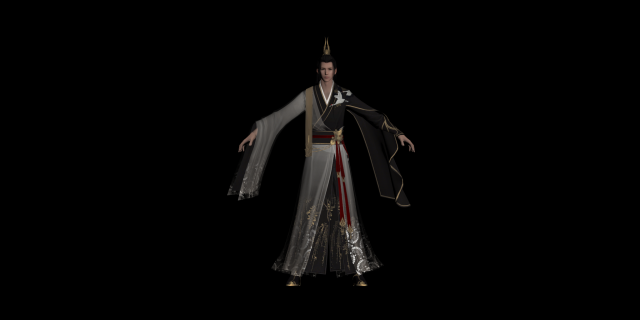 moonlight blade online fashion -xwqnnan 3D Model .c4d .max .obj .3ds .fbx .stl .blend 