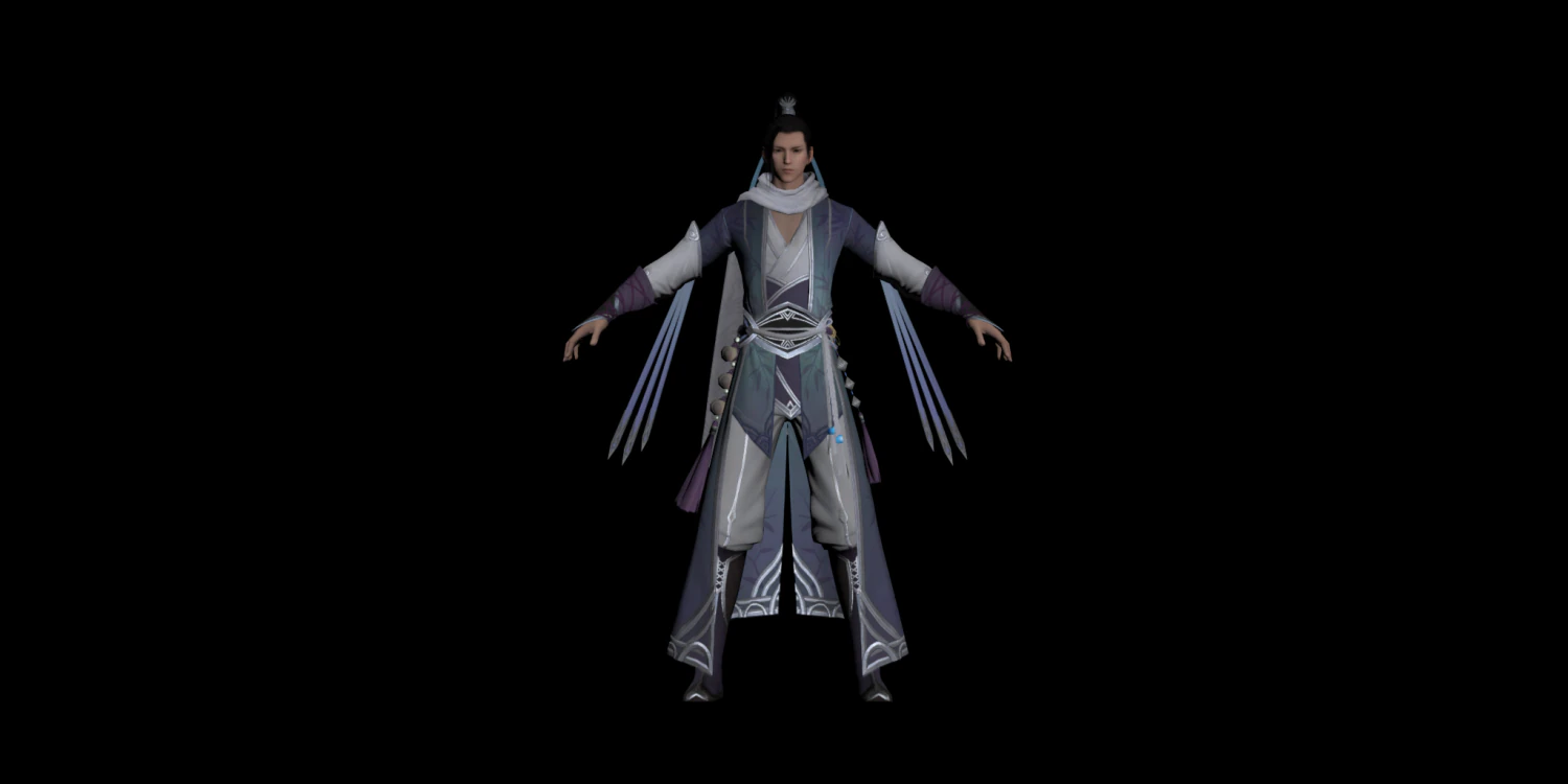 moonlight blade online fashion -tyhgnan 3D Model .c4d .max .obj .3ds .fbx .stl .blend