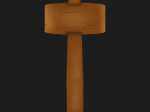 hand-painted hammer 3D 模型