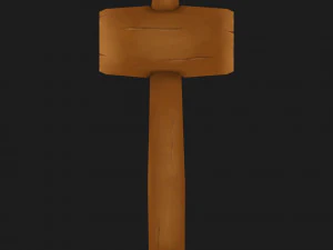 hand-painted hammer 3D Model