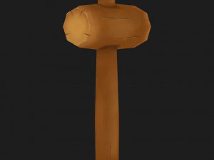 hand-painted hammer 3D Model