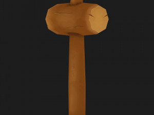 hand-painted hammer 3D 模型