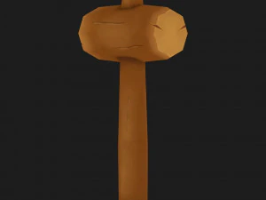 hand-painted hammer 3D Model