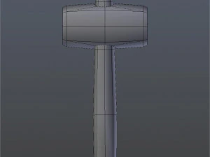 hand-painted hammer 3D Model