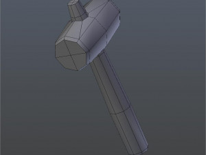 hand-painted hammer 3D 模型
