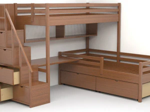 bunk bed for children 3D Model