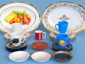 dishes 3D Model