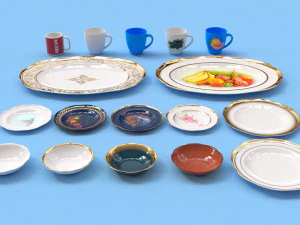 dishes 3D Model