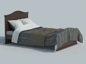 tempat tidur klasik Model 3D