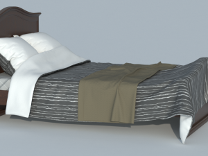 classic bed Modèle 3D