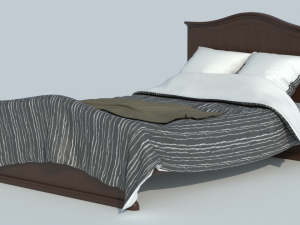 classic bed Modèle 3D