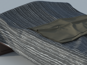 classic bed Modèle 3D