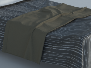 classic bed Modèle 3D