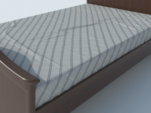 classic bed Modèle 3D