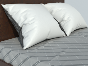 classic bed Modèle 3D