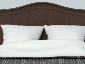 classic bed Modèle 3D