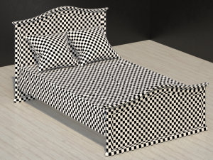 classic bed Modèle 3D