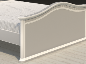 classic bed Modèle 3D