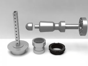 елементи для механічної обробки 3D Модель