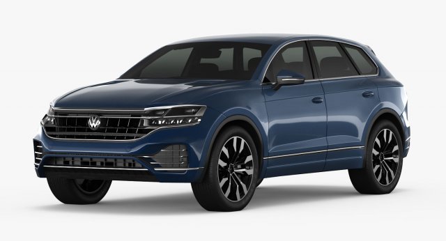 volkswagen touareg 2019 Modèle 3D .c4d .max .obj .3ds .fbx .stl .blend 