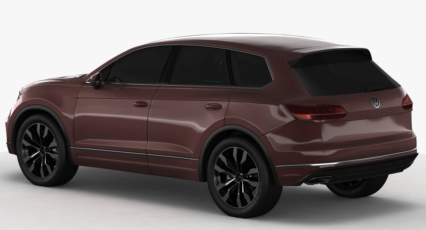 volkswagen touareg 2019 3D Model .c4d .max .obj .3ds .fbx .stl .blend 