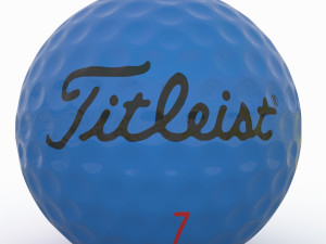golf ball blue 3D-Modell