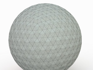golf ball blue 3D-Modell