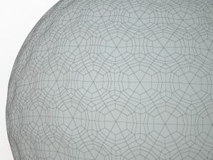 golf ball blue 3D-Modell