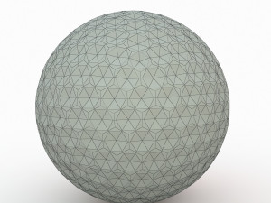 golf ball wite Model 3D