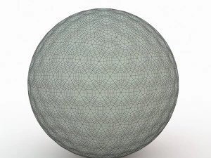 golf ball wite 3D Model