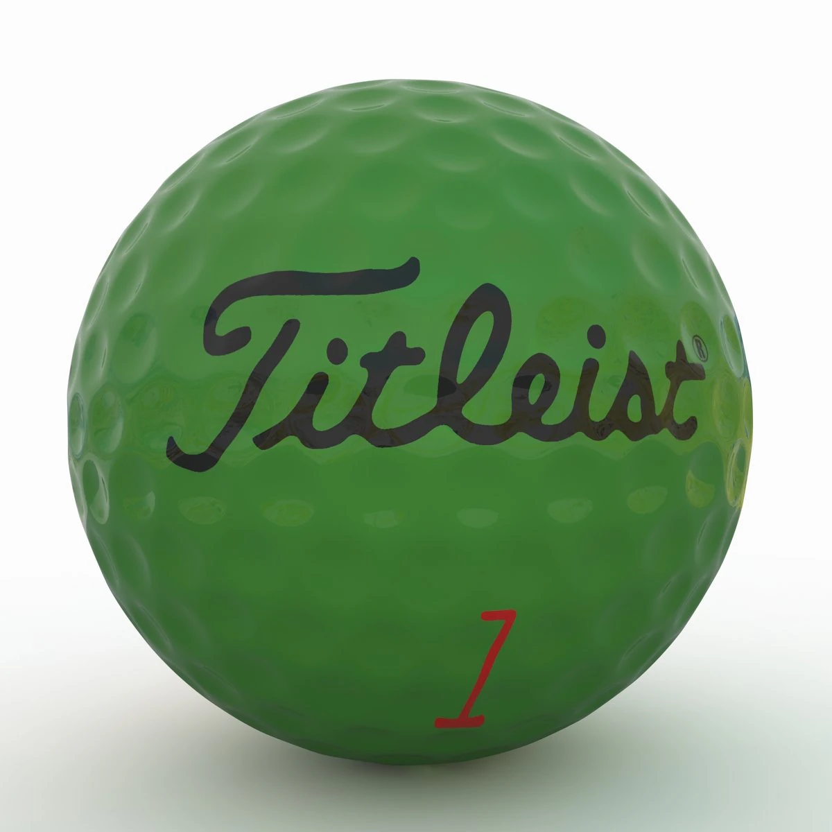 golf ball green 3D Model .c4d .max .obj .3ds .fbx .stl .blend