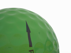 golf ball green 3Dモデル