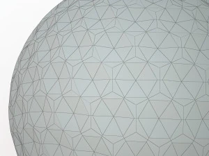 golf ball red 3D Model
