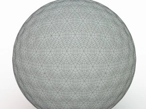 golf ball red 3D Model