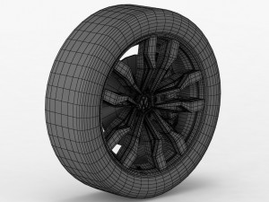 volkswagen touareg 2019 wheel 3D Model