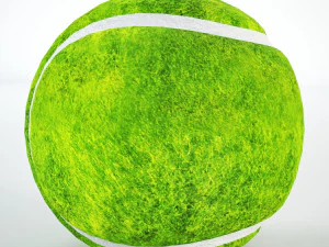 tennis ball low-poly 3D Model