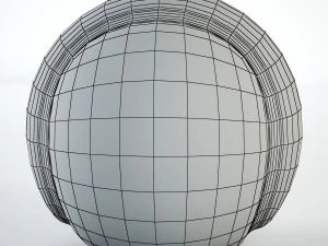 tennis ball low-poly 3D Model