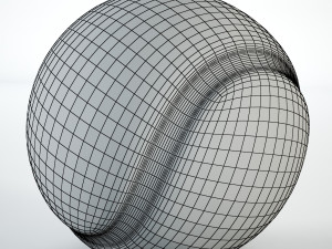 tennis ball low-poly 3D Модель