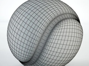 tennis ball low-poly 3D Model