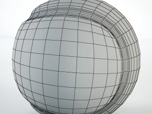 tennis ball low-poly 3D Model