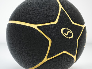 basketball ball low-poly 3D मॉडल