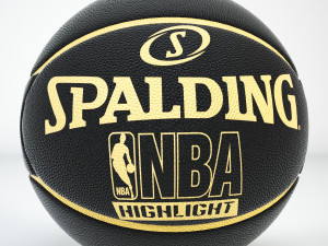 basketball ball low-poly 3D-Modell