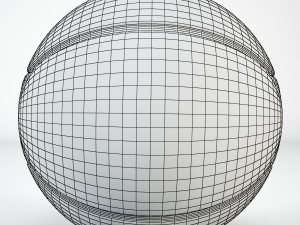 basketball ball low-poly 3D मॉडल