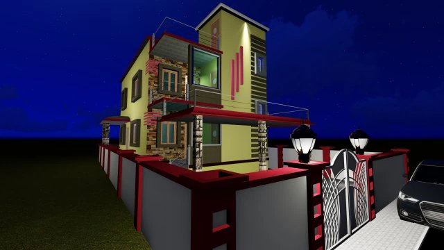 bina modeli 3D Model .c4d .max .obj .3ds .fbx .stl .blend 