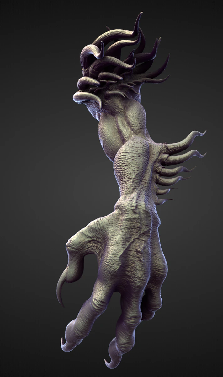 ARM4 high poly sculpt 3D Model .c4d .max .obj .3ds .fbx .stl .blend 