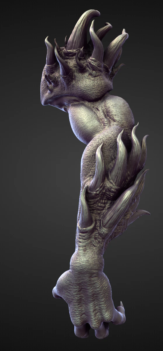 ARM6 high poly sculpt 3D Model .c4d .max .obj .3ds .fbx .stl .blend