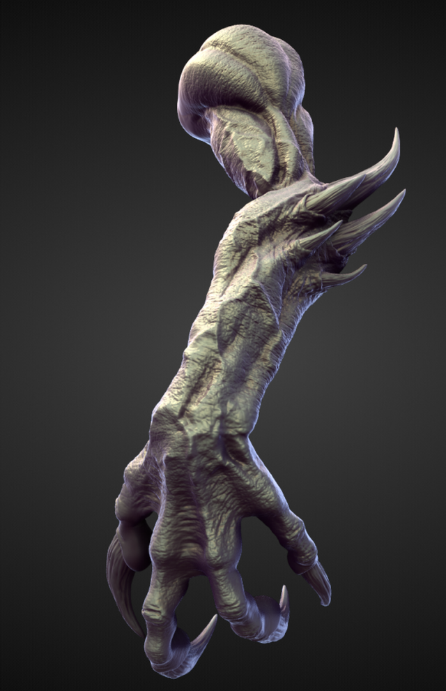 ARM7 high poly sculpt 3D Model .c4d .max .obj .3ds .fbx .stl .blend 