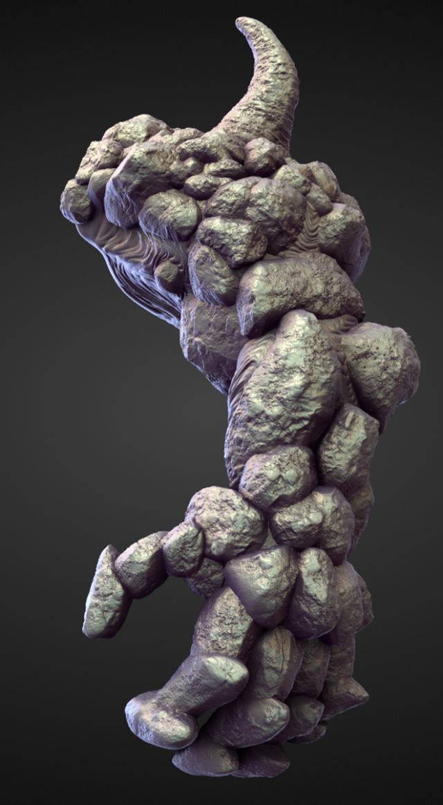 ARM8 high poly sculpt 3D Model .c4d .max .obj .3ds .fbx .stl .blend 