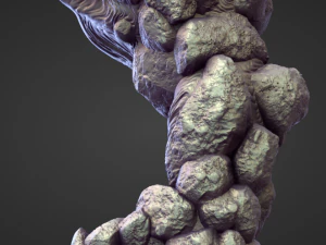 ARM8 hoog polysculptuur 3D Model